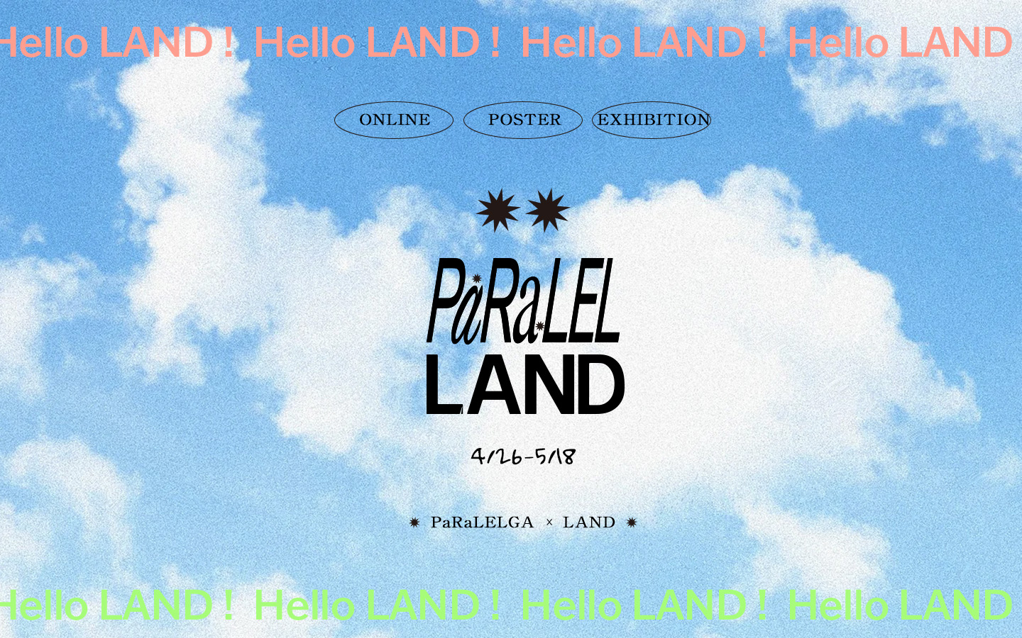 オンライン展示会「PaRaLEL LAND」WEB